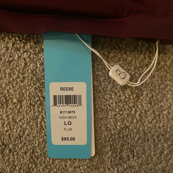 Beach Bunny Reese high neck bikini top size Large - Picture 3 of 5